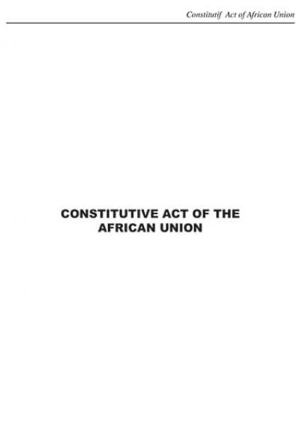 Constitutive Act